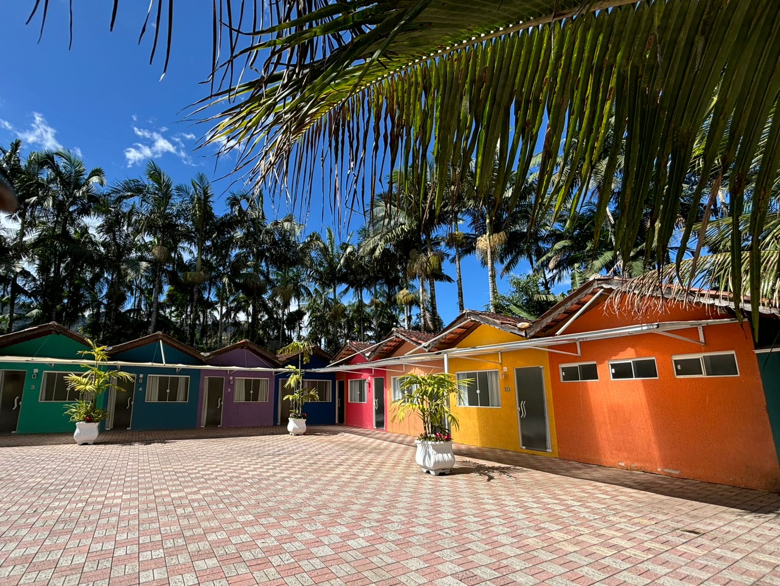 Ambiente acolhedor da pousada